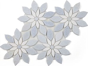 Daisy Bloom Ocean 11.75 x 13.25